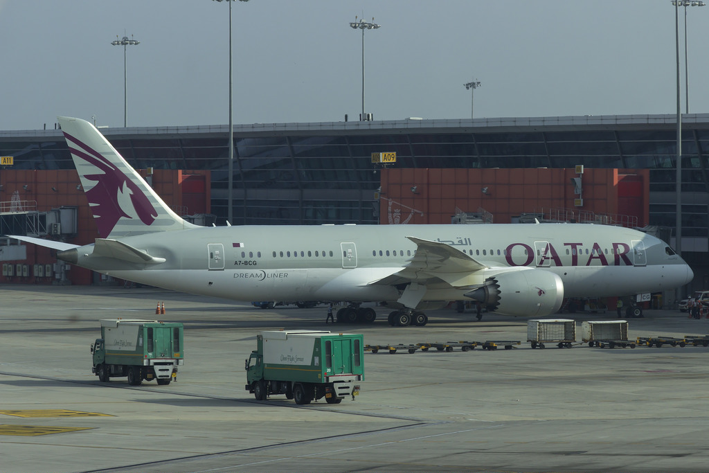 A7-BCG B787-8 38325/116 Qatar Airways @ Delhi Airport 07.2015  © Piti Spotter Club Verona