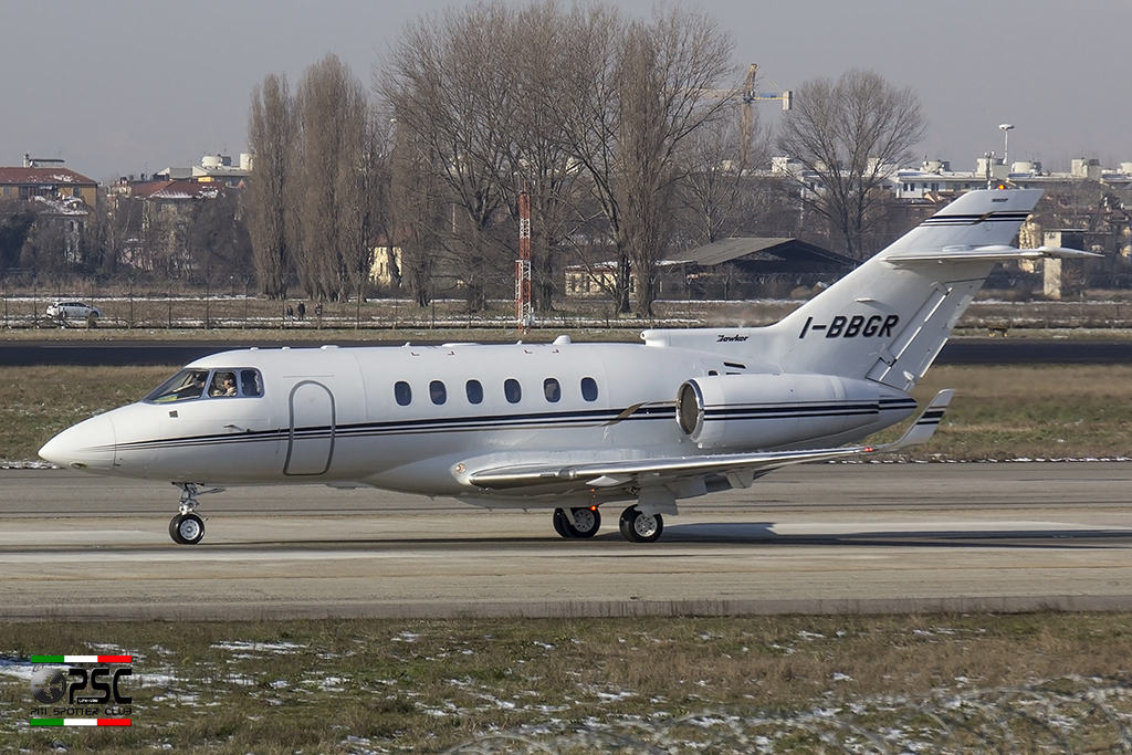 I-BBGR BAe125-900XP HA-0056 Aliven Srl @ Milano Linate Airport 30.12.2014 © Piti Spotter Club Verona
