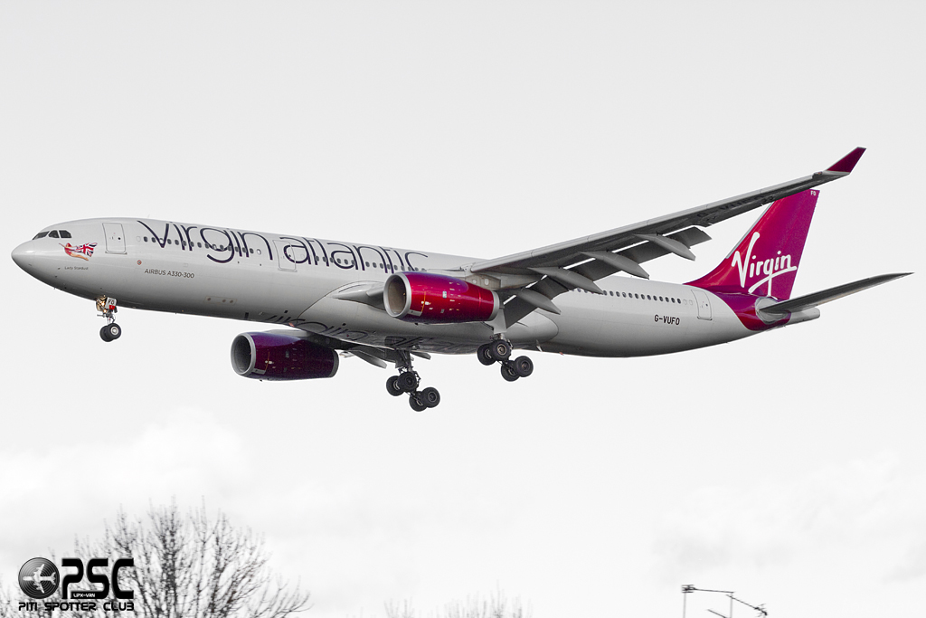 G-VUFO A330-343E 1352 Virgin Atlantic Airways @ London Heathrow Airport 07.02.2014 © Piti Spotter Club Verona