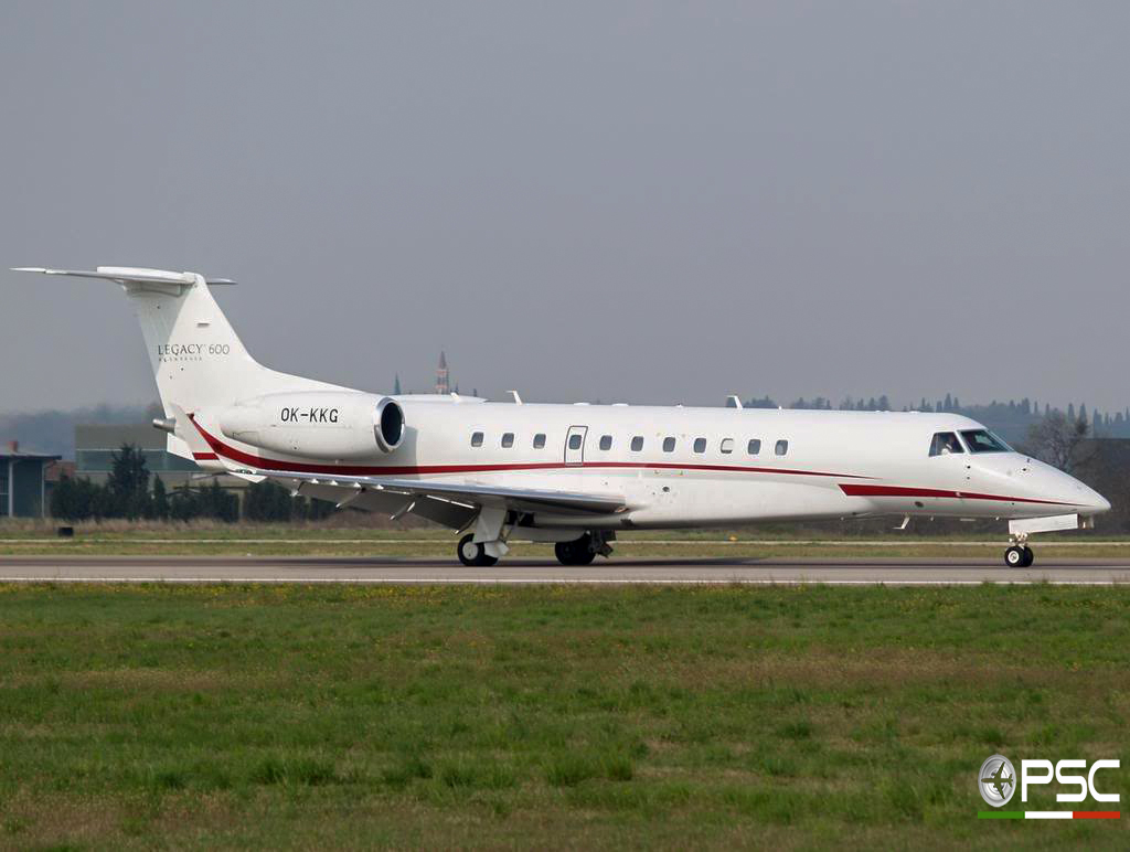 OK-KKG ERJ135BJ 14500873 Grossmann Jet Service @ Aeroporto di Verona 24.03.2007  © Piti Spotter Club Verona