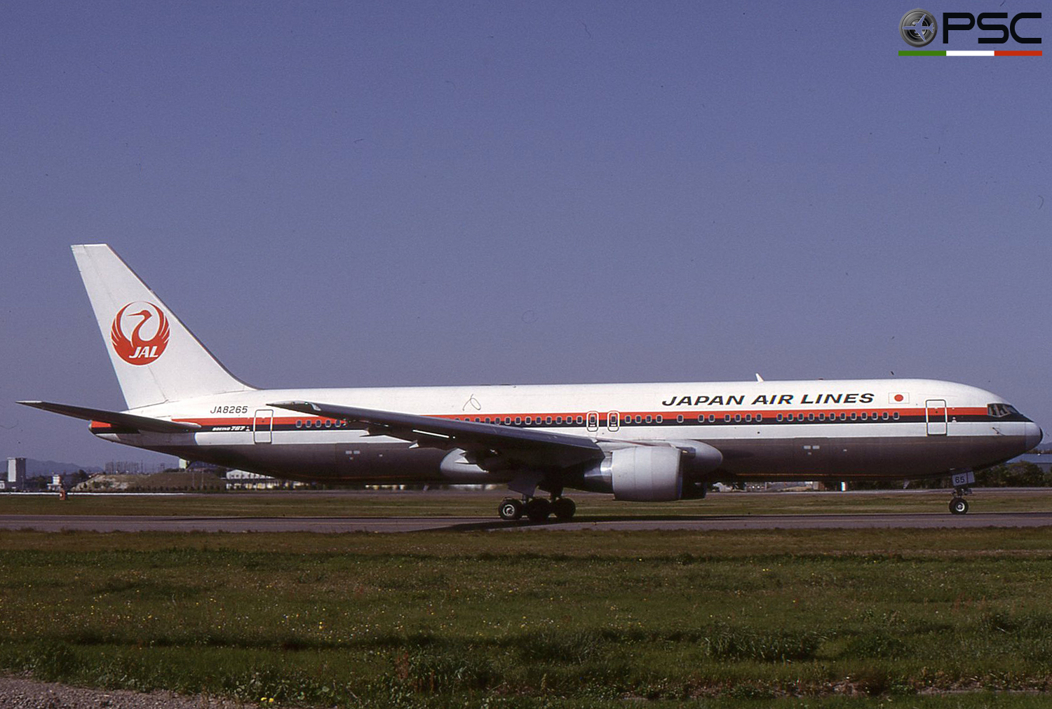 JA8265 Boeing 767-346 23961 192 JT9D-7R4D Japan Airlines 1987 © Archivio Piti Spotter Club Verona