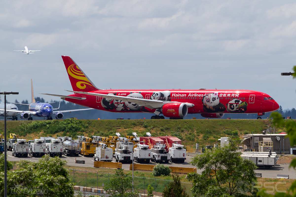 B-6998 B787-9 62718/514 Hainan Airlines @ Seattle Tacoma Airport 27.05.2018 © Piti Spotter Club Verona