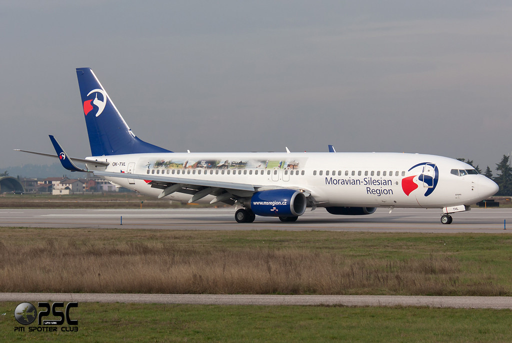 OK-TVL B737-8FN 37076/3147 Travel Service @ Aeroporto di Verona © Piti Spotter Club Verona