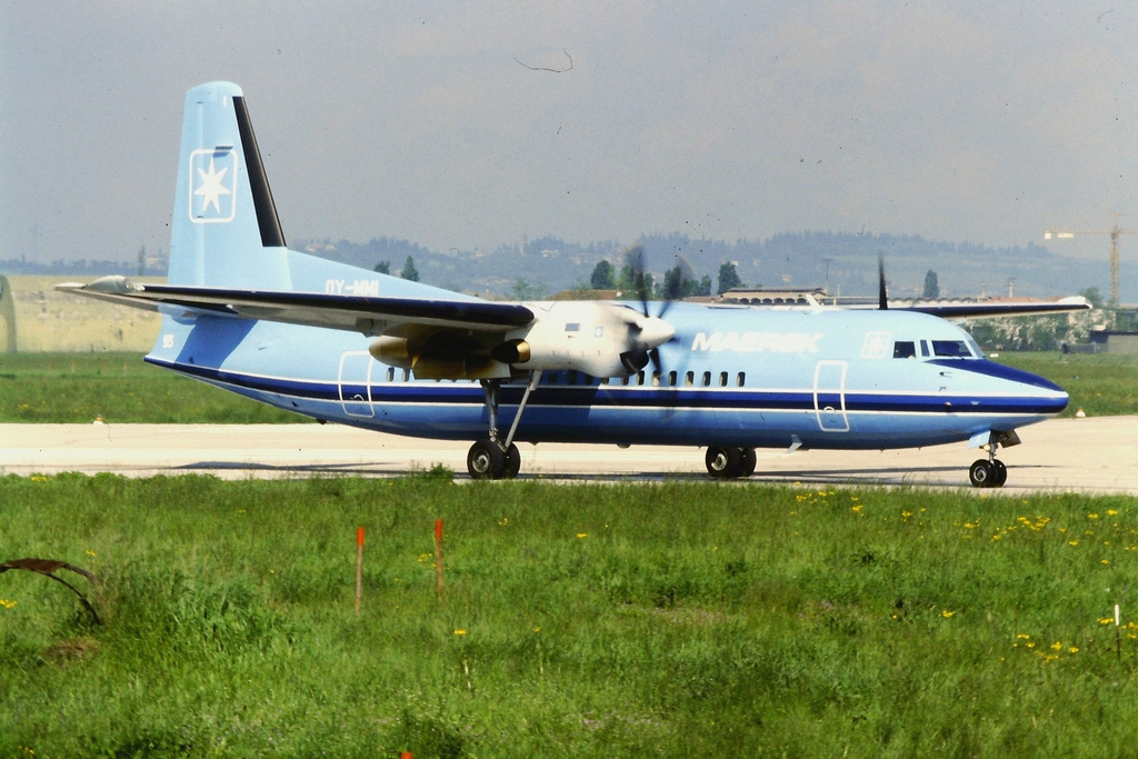 OY-MMI Fokker 50 20126 @ Aeroporto di Verona © Piti Spotter Club Verona