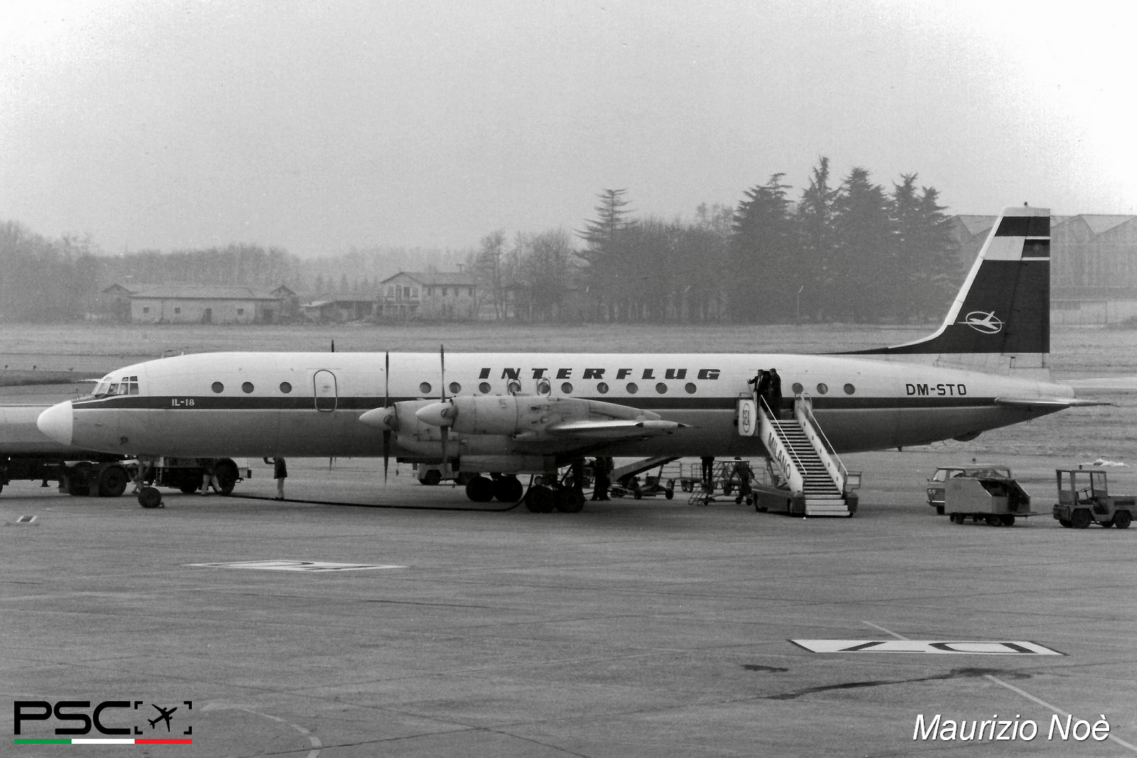 DM-STO Ilyushin IL-18D 188010904 109-04 AI-20M  Aero Caribbean 1968 © collezione Maurizio Noè p.g.c. - Piti Spotter Club Verona