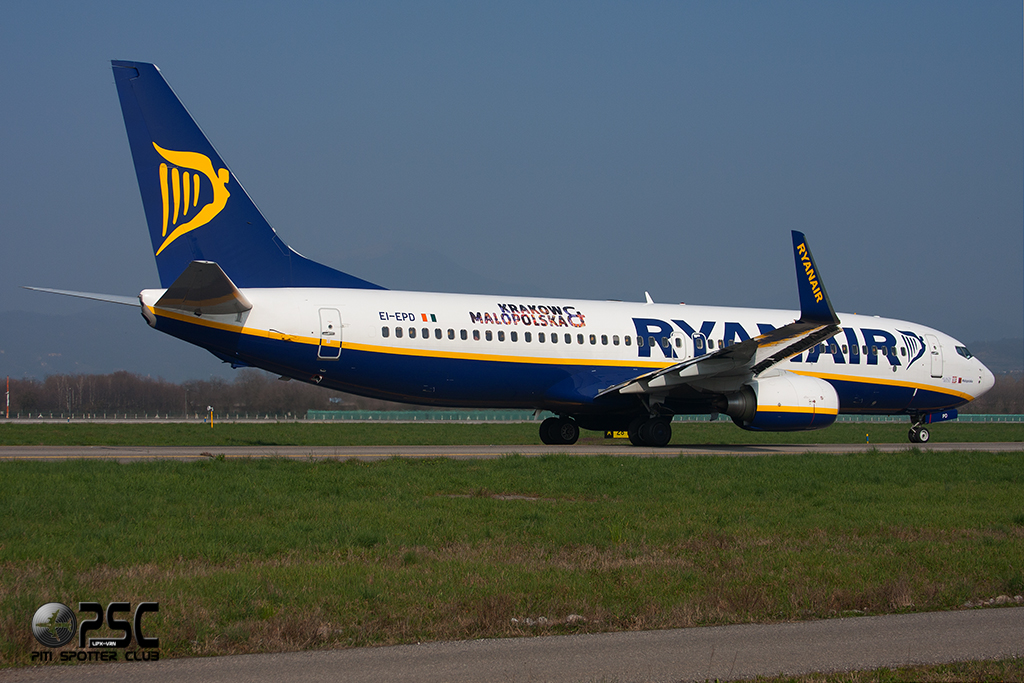 EI-EPD B737-8AS 40310/3578 Ryanair @ Bergamo Airport 08.03.2014 © Piti Spotter Club Verona