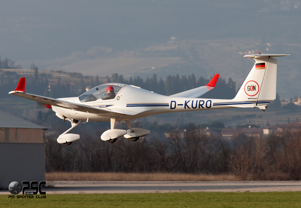 D-KURO - Diamond HK 36 Super Dimona @ Aeroporto Verona Boscomantico © Piti Spotter Club Verona