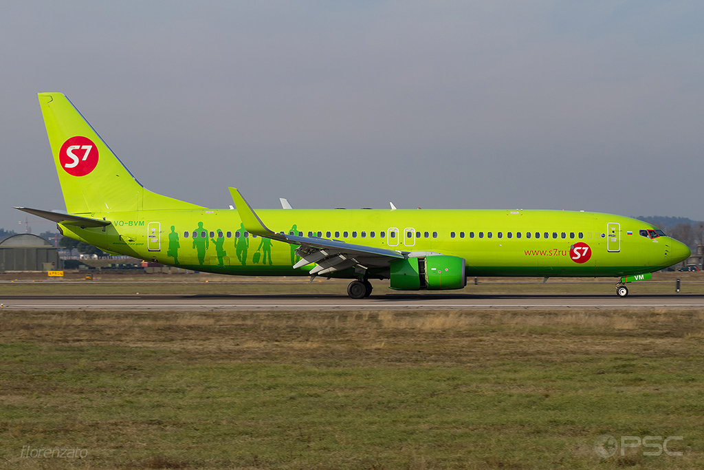 VQ-BVM B737-8GJ 41400/5094 S7 Airlines @ Aeroporto di Verona 20.01.2018  © Piti Spotter Club Verona