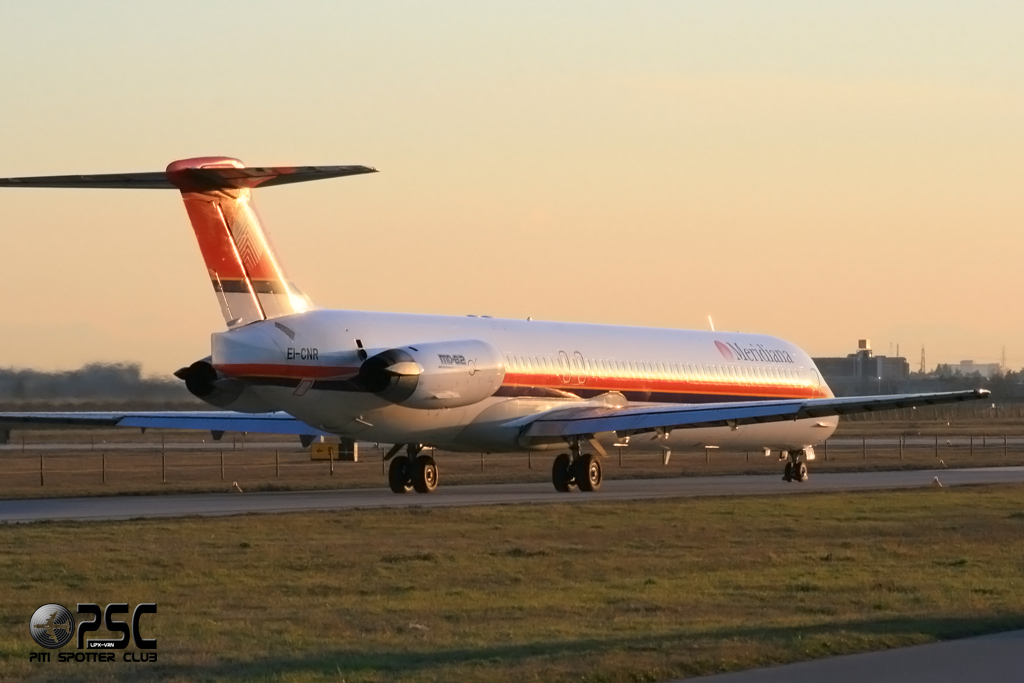 EI-CNR  MD-83  53199/1968  Meridiana  @ Aeroporto di Verona © Piti Spotter Club Verona 