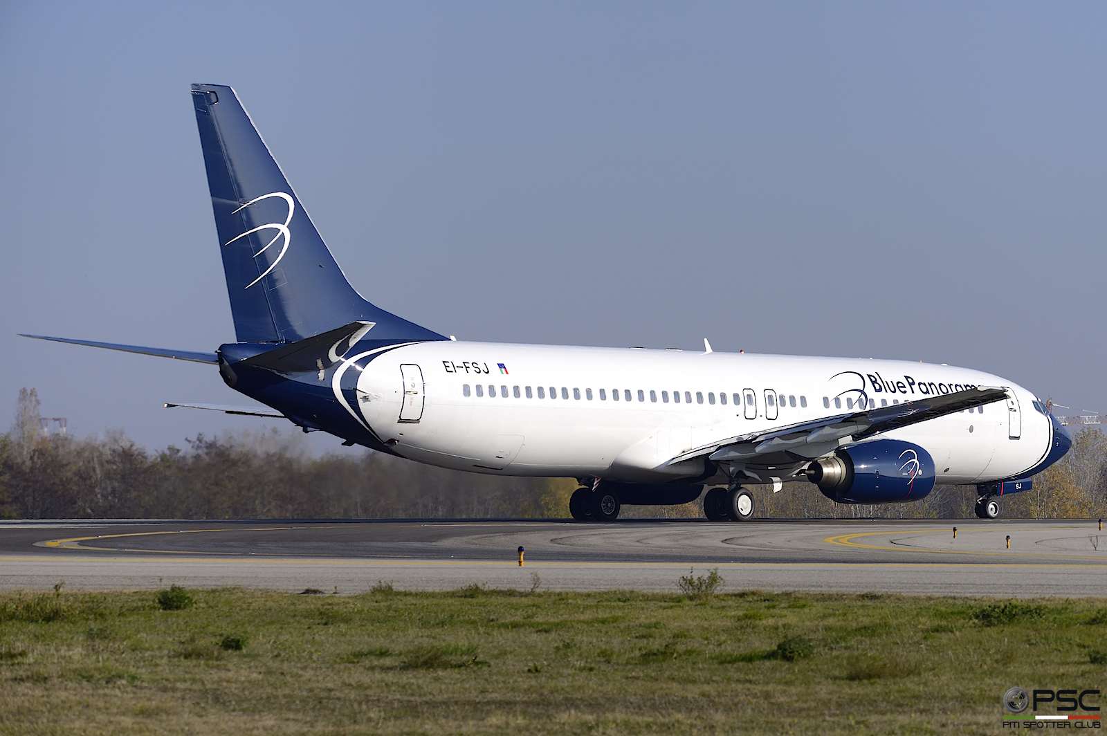 EI-FSJ B737-86N 29888/1133 Blue Panorama Airlines @ Bologna Airport 11.2017 © Piti Spotter Club Verona