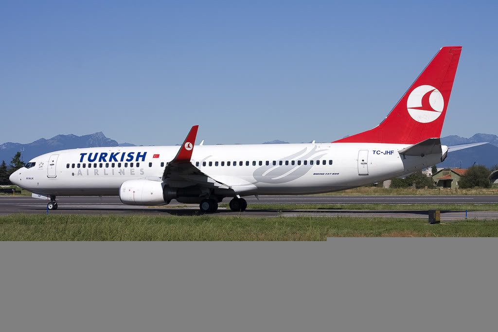 TC-JHF B737-8F2 35745/2748 THY Turkish Airlines - Türk Hava Yollari @ Aeroporto di Verona © Piti Spotter Club Verona