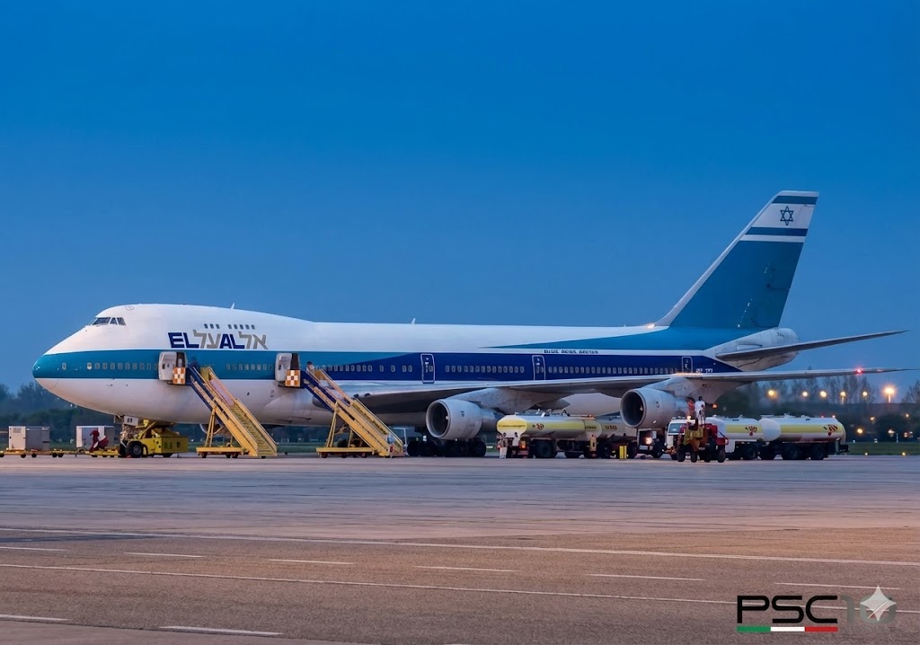 4X-AXH Boeing 747-258B 22254 418 JT9D-7J  EL AL Israel Airlines 1979 @ Verona Villafranca © Piti Spotter Club Verona