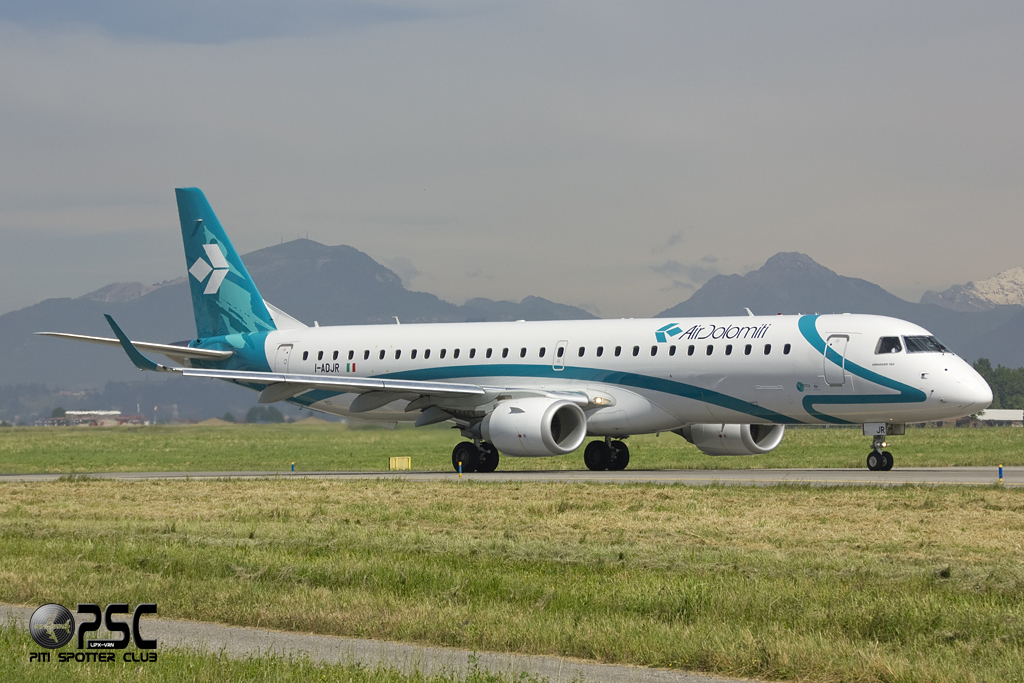 I-ADJR ERJ195LR 19000595 Air Dolomiti @ Bergamo Airport 02.06.2013 © Piti Spotter Club Verona