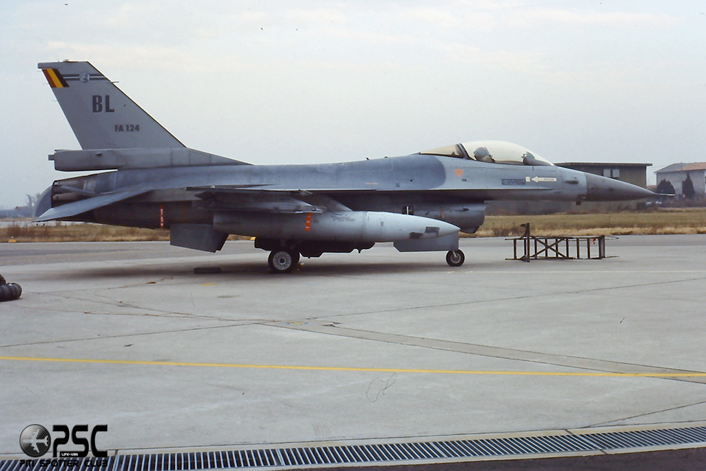 FA124   F-16AM  6H-124  10w @ Aeroporto di Verona   © Piti Spotter Club Verona