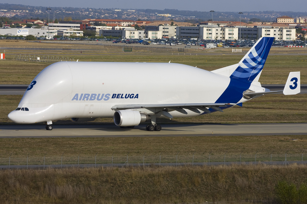 F-GSTC A300B4-608ST 765/003 Airbus Transport International @ Toulouse Airport 10.2008 © Piti Spotter Club Verona