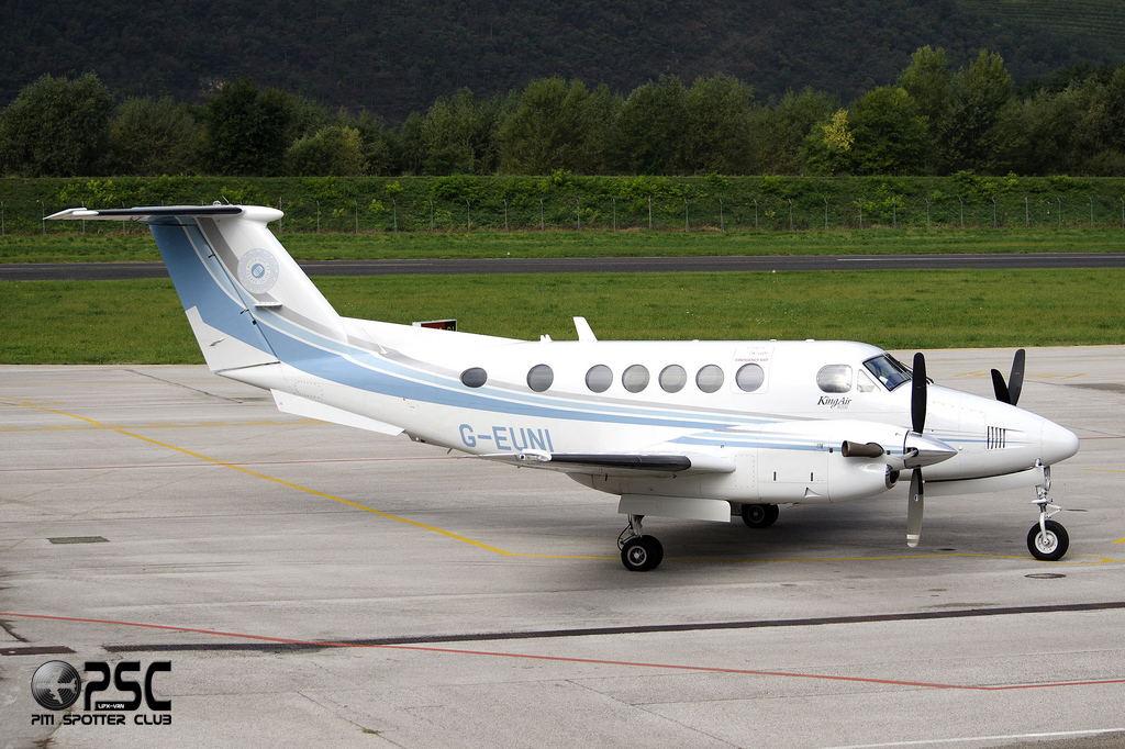 G-EUNI Beech B200 BB-1720 Universita Telematica E-Campus @ Aeroporto di Trento © Piti Spotter Club Verona