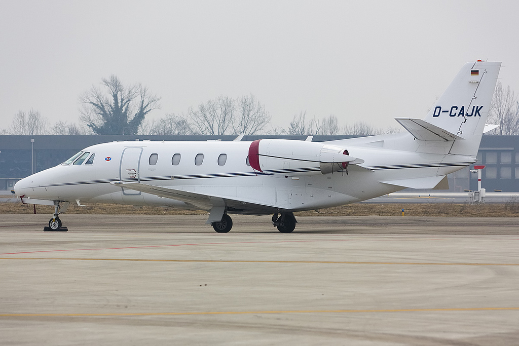 D-CAJK Ce560XLS 560-5670 Fairjets @ Treviso Airport 19.02.2012 © Piti Spotter Club Verona