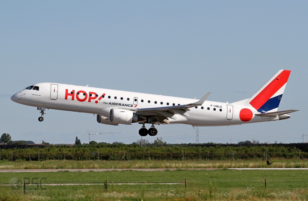 F-HBLE ERJ190LR 19000123 HOP!