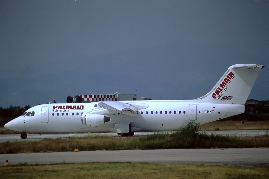 G-BPNT  BAe146-300  E3126  Palmair  @ Aeroporto di Verona © Piti Spotter Club Verona