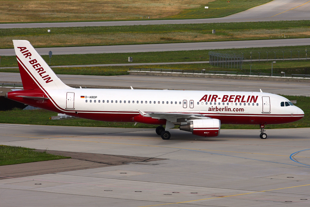 D-ABDP A320-214 3093 Air Berlin @ Munich Airport 05.2009 © Piti Spotter Club Verona