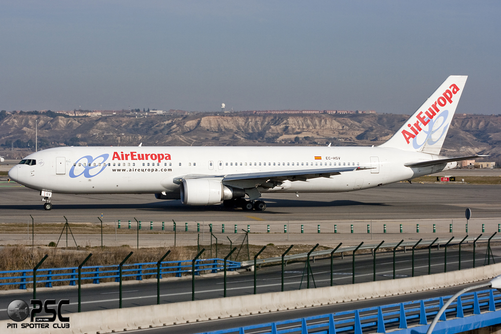 EC-HSV B767-3Q8ER 29387/840 Air Europa @ Madrid Airport 01.2012 © Piti Spotter Club Verona