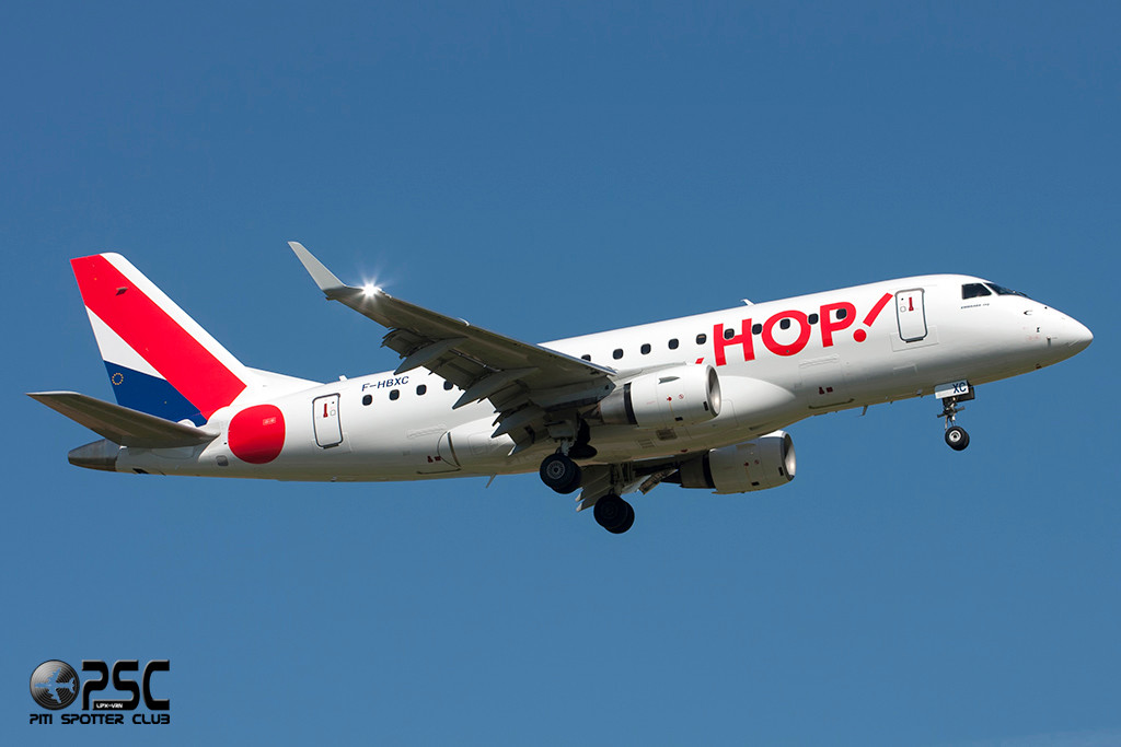 Embraer 170/175 - MSN 263 - F-HBXC (Hop! livery) @ Aeroporto di Verona © Piti Spotter Club Verona
