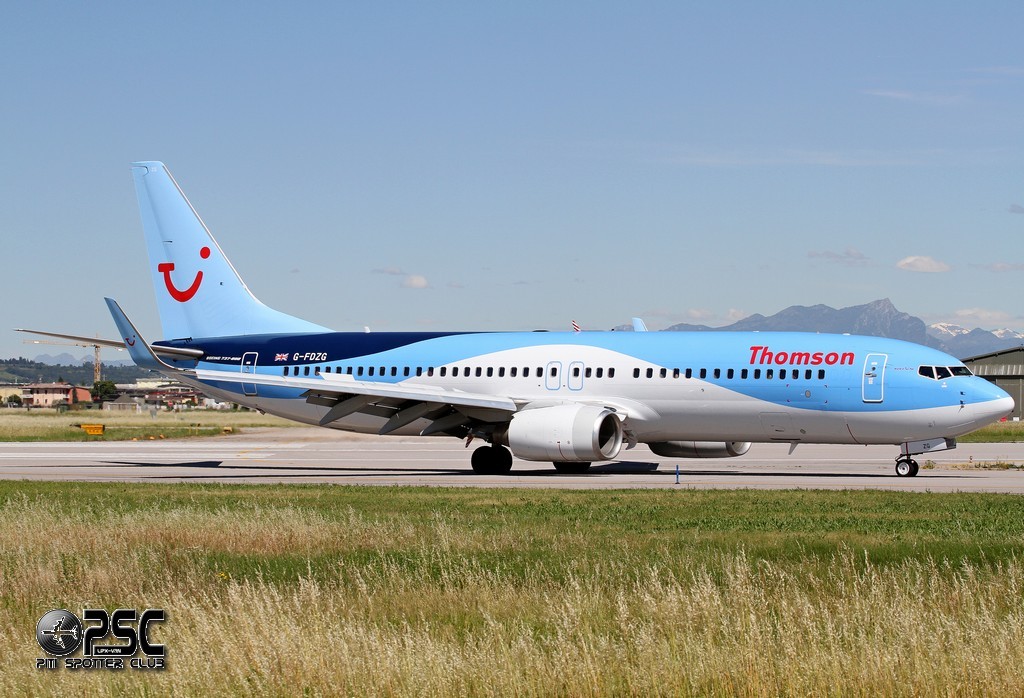 G-FDZG B737-8K5 35139/2538 Thomson Airways