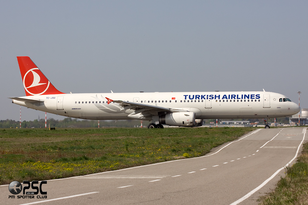 TC-JSG A321-231 5490 Turkish Airlines - THY Türk Hava Yollari @ Milano Malpensa Airport 06.04.2014 © Piti Spotter Club Verona