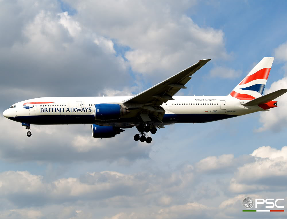G-YMMF B777-236ER 30307/281 British Airways @ London Heathrow Airport 15.04.2008 © Piti Spotter Club Verona