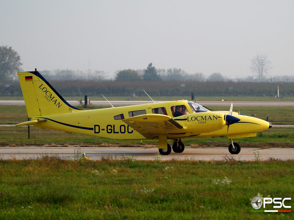 D-GLOC Piper PA 34T Seneca II @ Aeroporto di Verona 09.11.2008 © Piti Spotter Club Verona