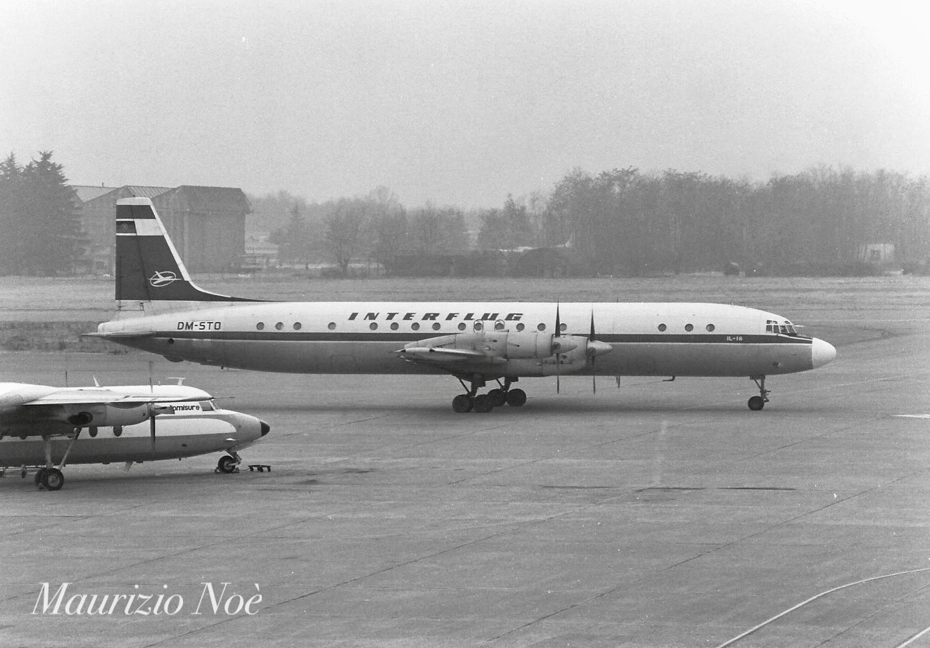 DM-STO Ilyushin IL-18D 188010904 109-04 AI-20M  Aero Caribbean 1968 © collezione Maurizio Noè p.g.c. - Piti Spotter Club Verona