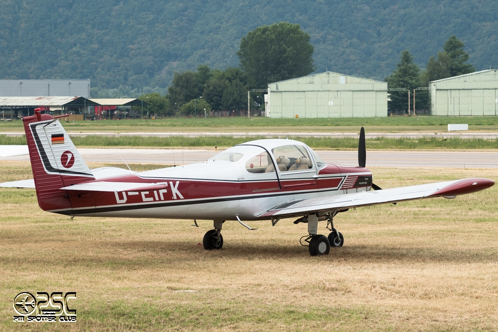 D-EIFK Fuji FA-200 Aero Subaru SUBA @ Aeroporto di Bolzano © Piti Spotter Club Verona