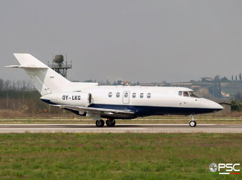 OY-LKG BAe125-800XP 258345 Air Alsie @ Aeroporto di Verona 24.02.2007  © Piti Spotter Club Verona
