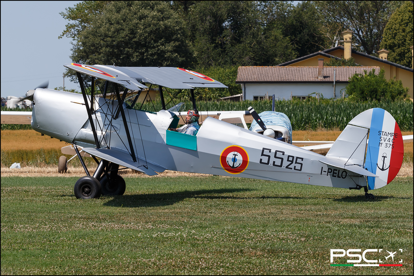  I-PELO  Stampe and Vertongen SV-4C · Serial #: 375 @ Bagnoli FlyParty 06 2025 © Piti Spotter Club Verona