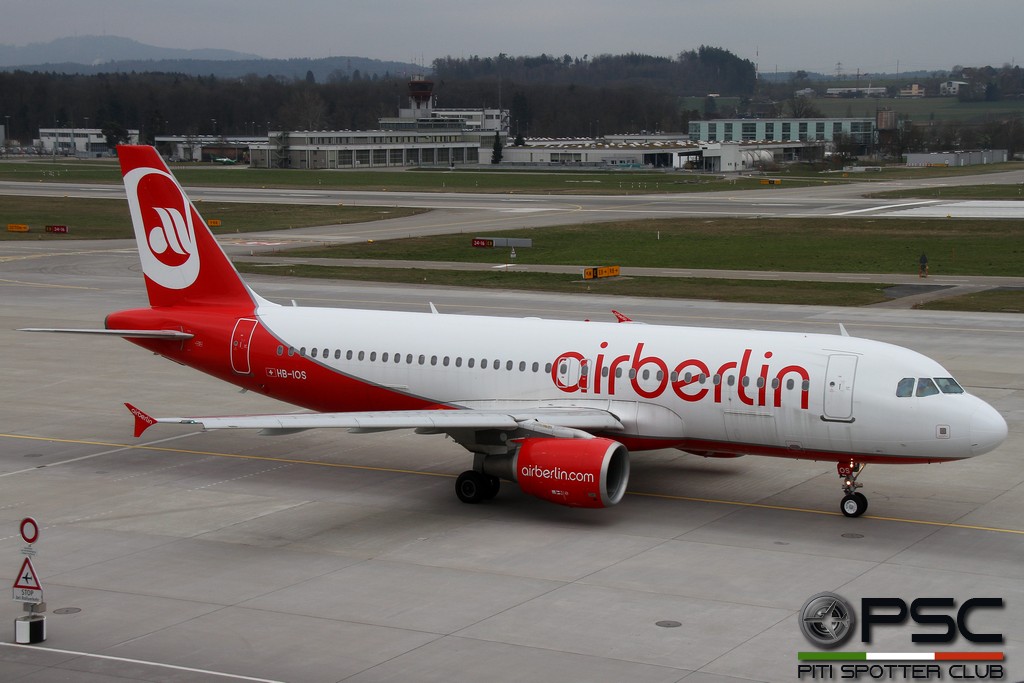 HB-IOS A320-214 2968 Belair 21mar09 Air Berlin c/s @ Zurich Airport 14.03.2016 © Piti Spotter Club Verona