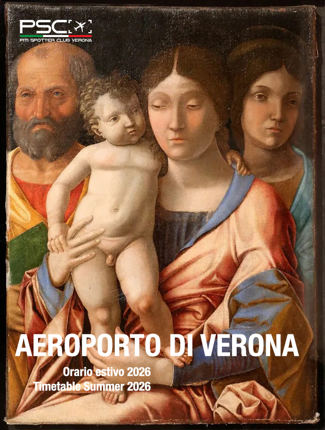 In omaggio l'orario dei voli dell'Aeroporto di Verona
