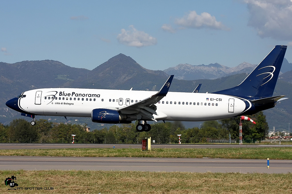 EI-CSI B737-8AS 29924/578 Blue Panorama Airlines @ Bergamo Airport 04.10.2016 © Piti Spotter Club Verona