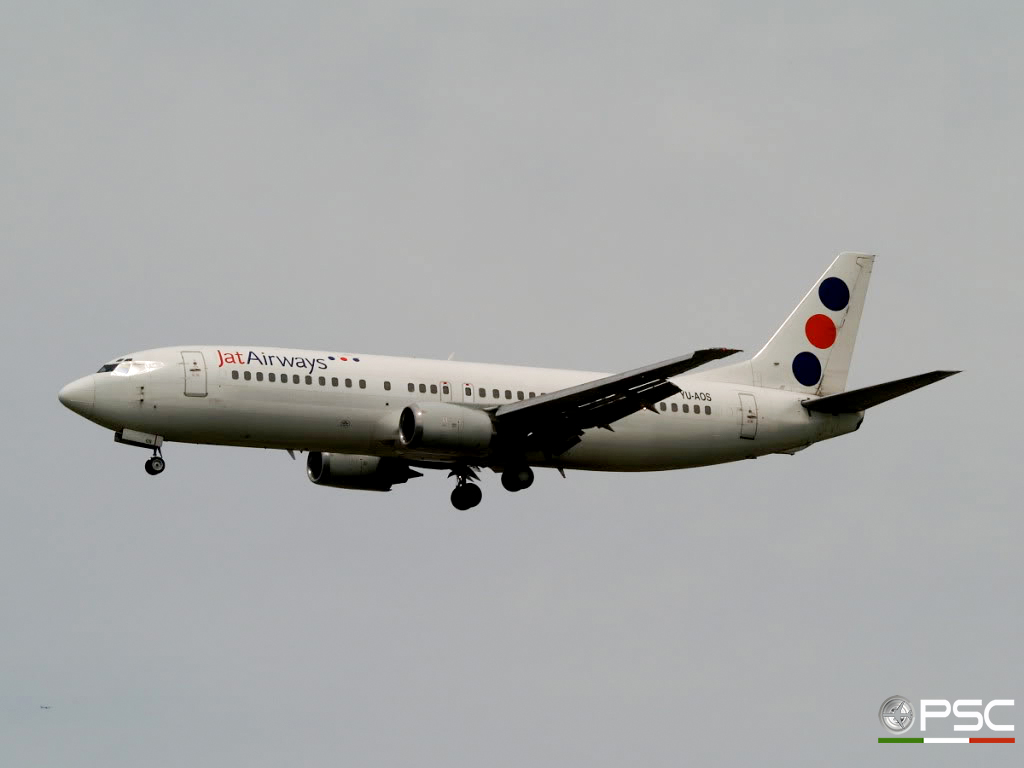 YU-AOS B737-4B7 24551/1795 Jat Airways @ London Heathrow Airport 23.05.2009 © Piti Spotter Club Verona