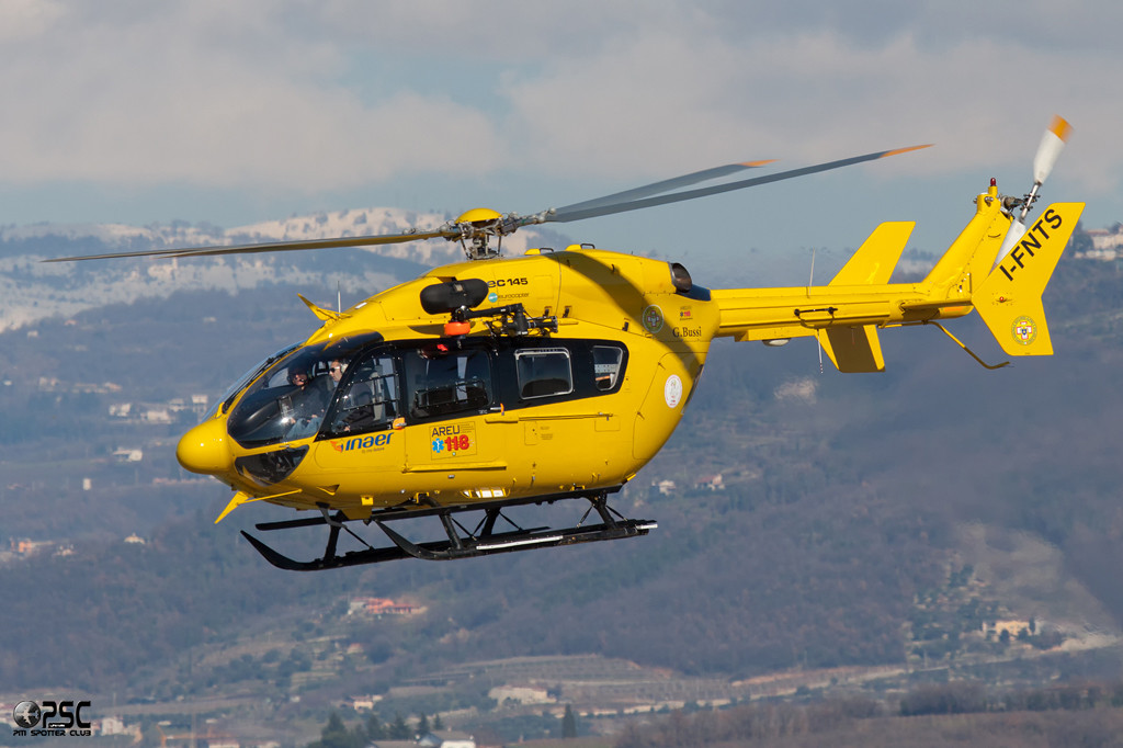 I-FNTS Eurocopter-Kawasaki EC-145 (BK-117C-2) @ Aeroporto Verona Boscomantico © Piti Spotter Club Verona