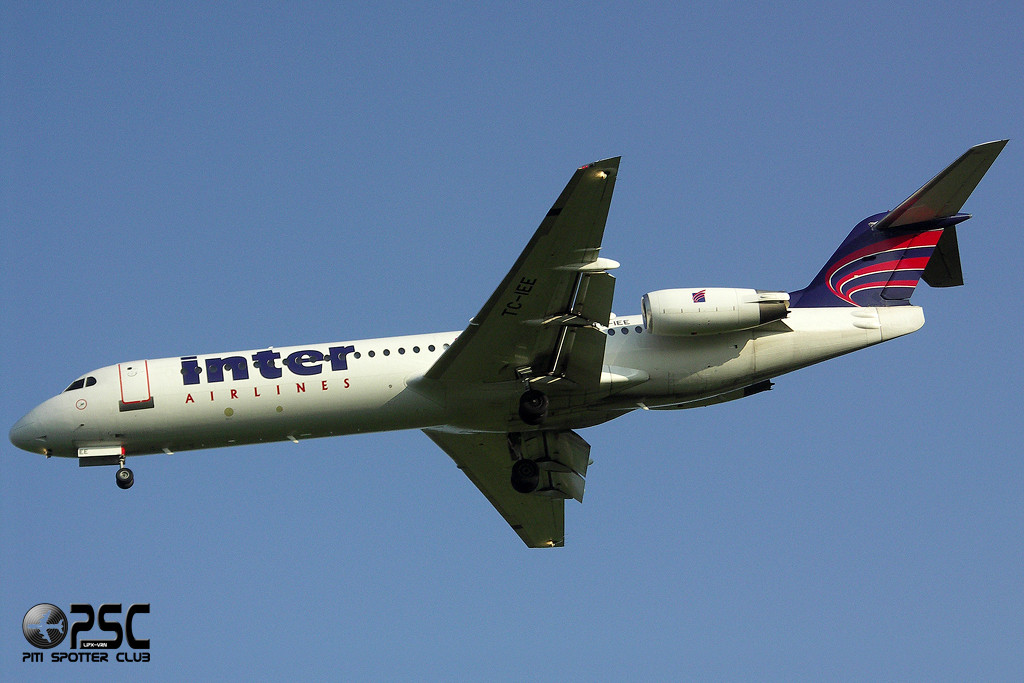 TC-IEE Fokker 100 11326 Inter Airlines