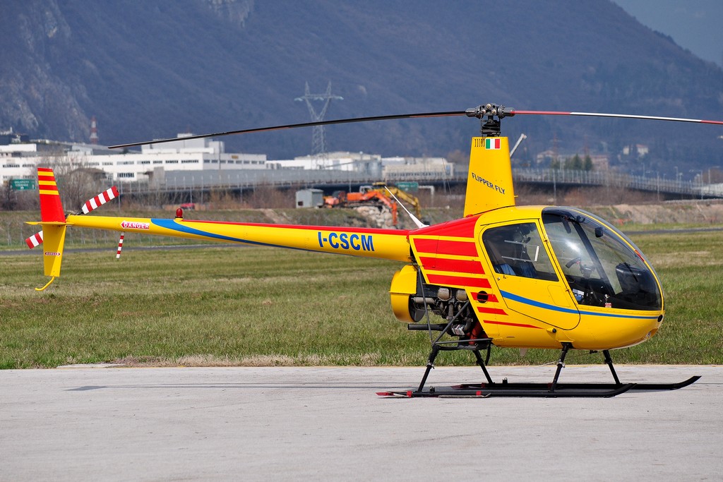 I-CSCM    Robinson R22B Beta II    3365 @ Aeroporto di Trento © Piti Spotter Club Verona