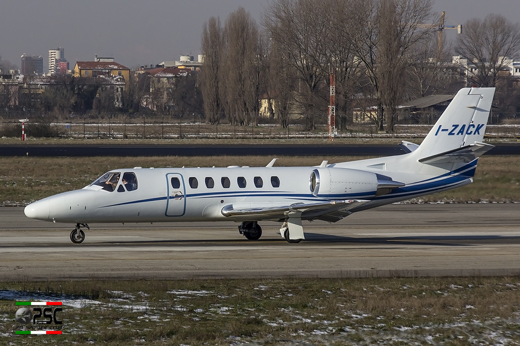 I-ZACK Ce560 Encore+ 560-0767 Compagnia Generale Ripreseaeree SpA @ Milano Linate Airport 30.12.2014 © Piti Spotter Club Verona