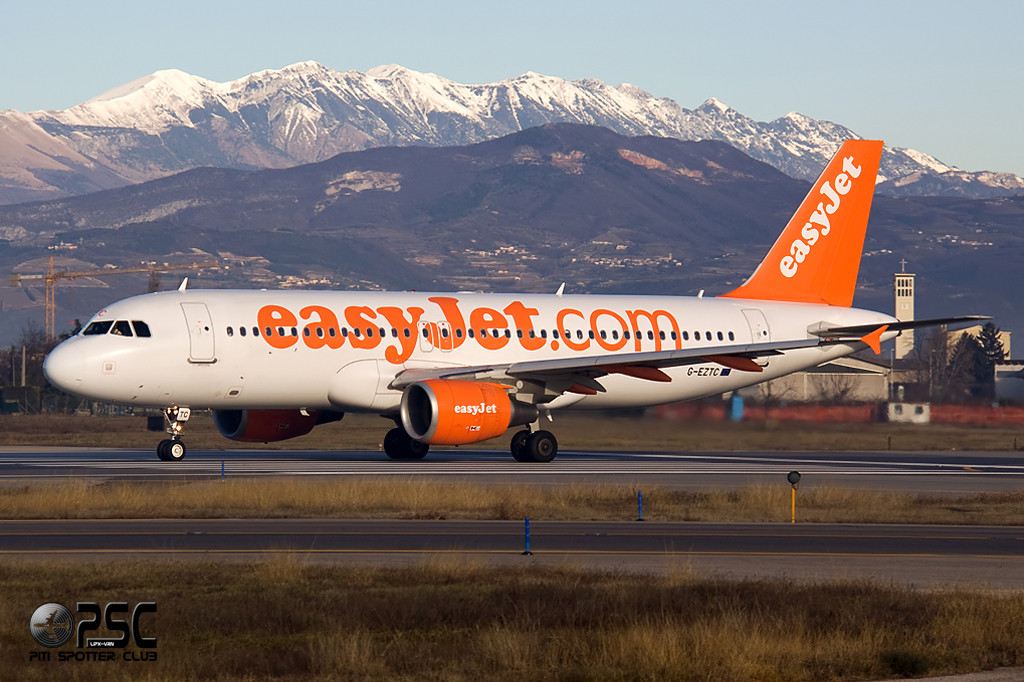 Airbus A320 - MSN 3871 - G-EZTC @ Aeroporto di Verona © Piti Spotter Club Verona