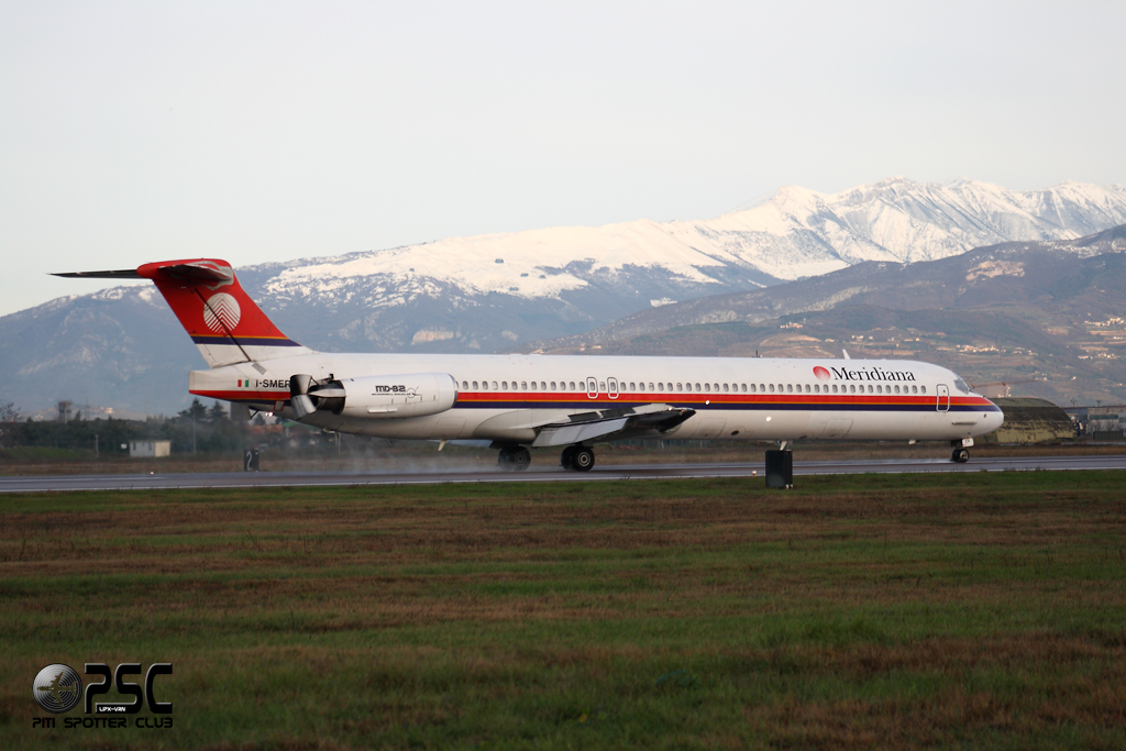 I-SMER  MD-82  49901/1766  Meridiana  @ Aeroporto di Verona © Piti Spotter Club Verona 