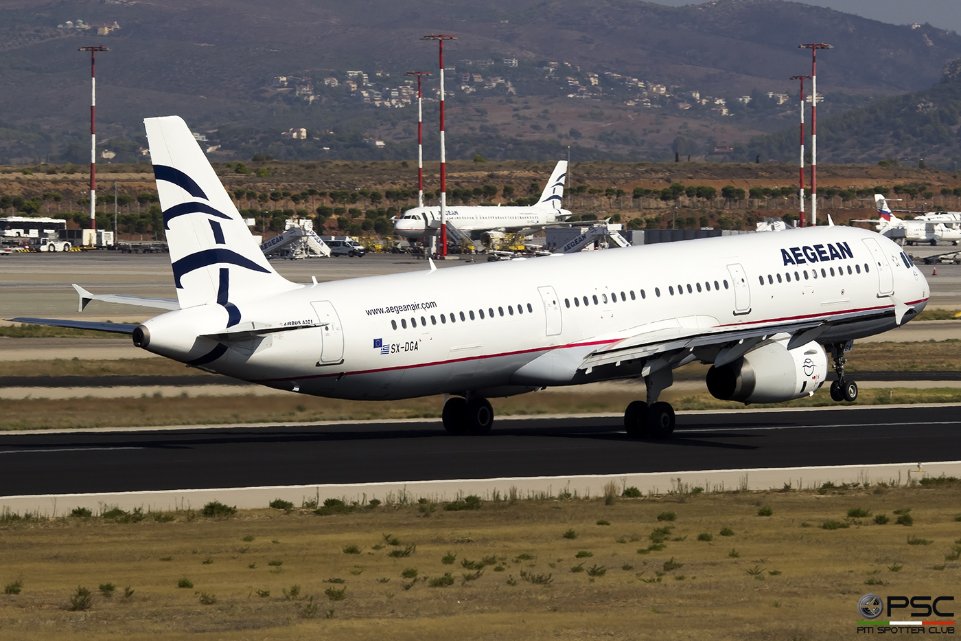 SX-DGA  A321-231  3878  Aegean Airlines  @ Athens 2019 © Piti Spotter Club Verona 