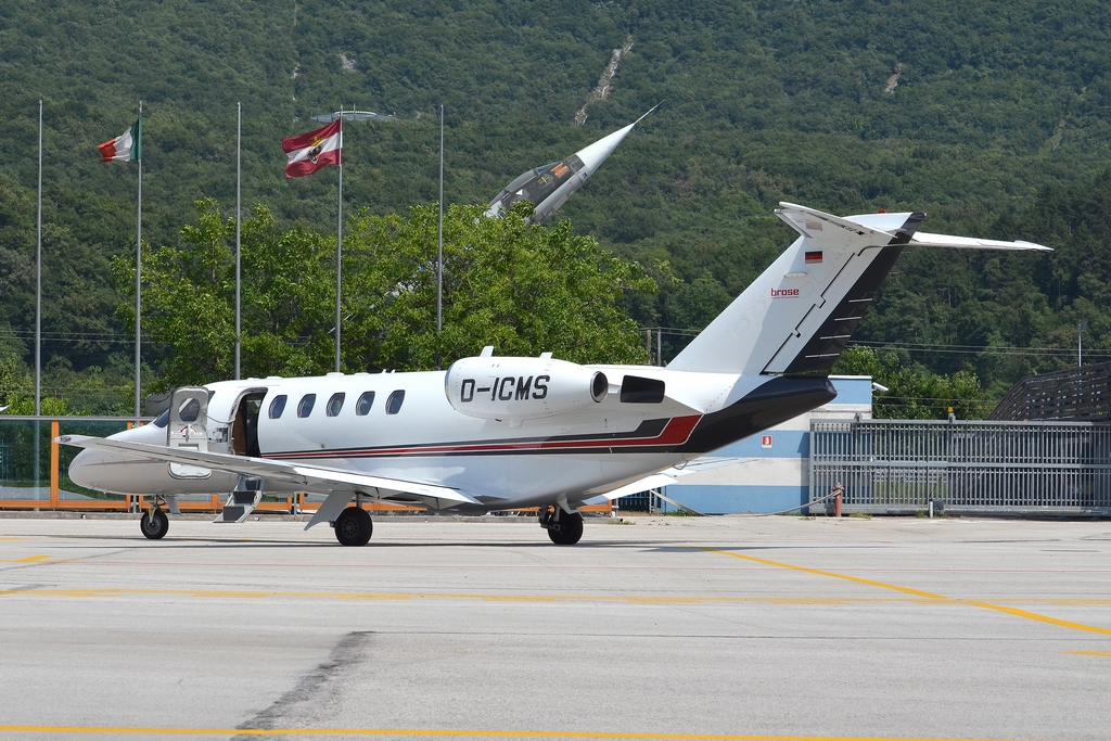 D-ICMS Ce525A 525A-0108 Brose @ Aeroporto di Trento © Piti Spotter Club Verona