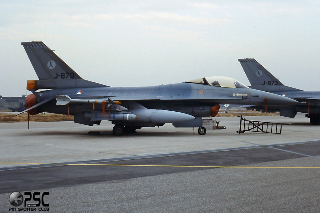 J-870   F-16AM  6D-87 @ Aeroporto di Verona   © Piti Spotter Club Verona