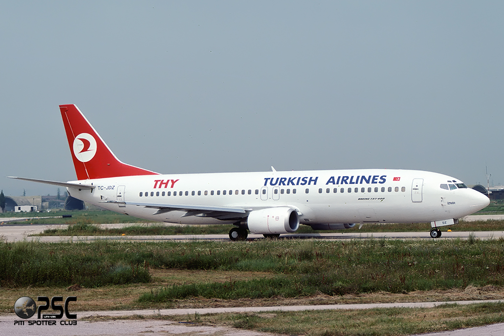 TC-JDZ  B737-4Y0  26066/2301  Turkish Airlines - THY Türk Hava Yollari  @ Aeroporto di Verona © Piti Spotter Club Verona