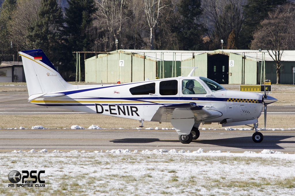 D-ENIR - Beechcraft - F33C aerobatic @ Aeroporto di Bolzano © Piti Spotter Club Verona