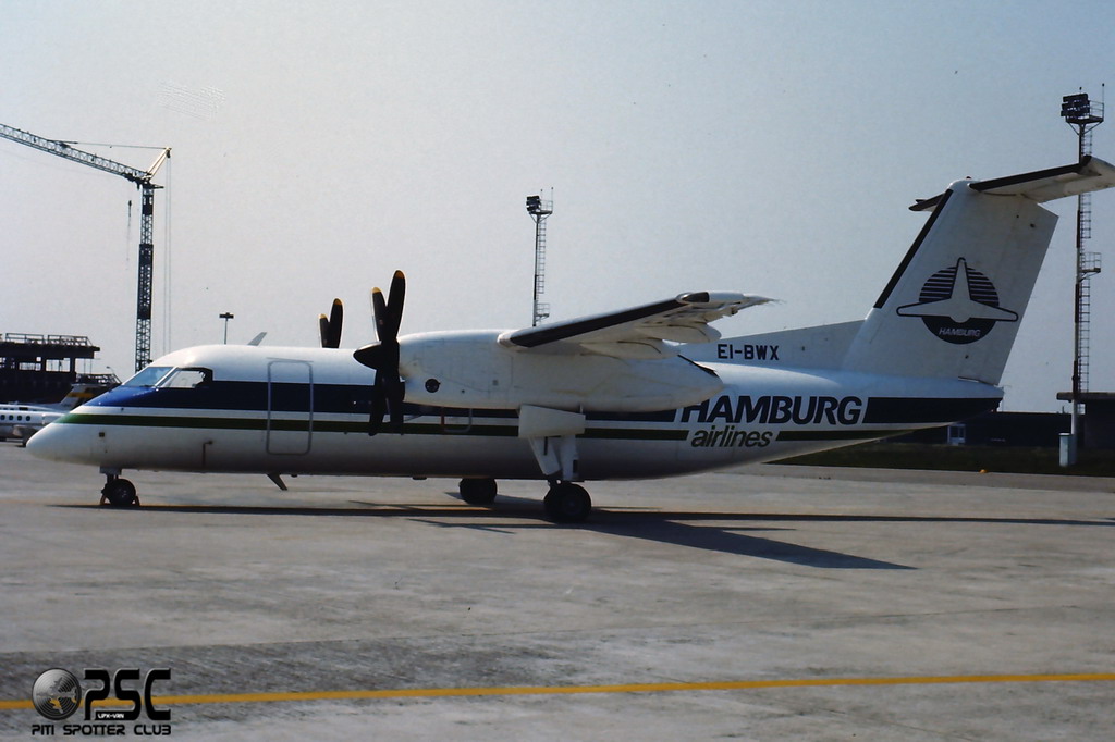 EI-BWX  DHC-8-102  113  Hamburg Airlines  @ Aeroporto di Verona © Piti Spotter Club Verona